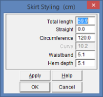 Skirt styling
