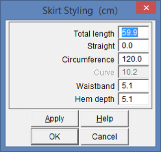 Skirt styling Skirt styling