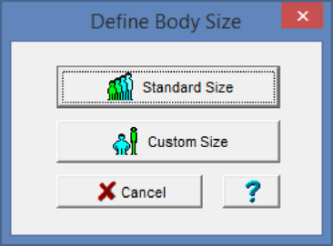 Standard or custom size Standard or custom size