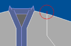 Setting a shoulder slope Setting a shoulder slope